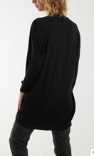 Load image into Gallery viewer, NOVA POCKED DETAIL CARDIGAN - BLACK
