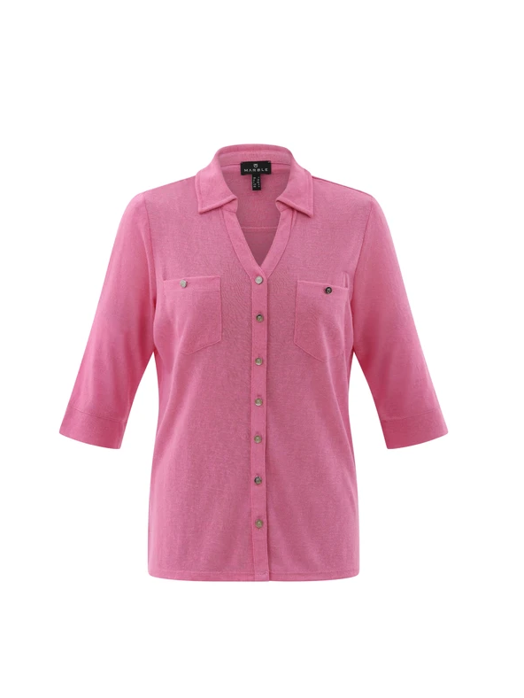 MARBLE FASHIONS 7844 BLOUSE COL 194 PINK
