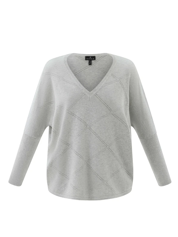 MARBLE FASHIONS 7893 SWEATER COL 106 SILVER