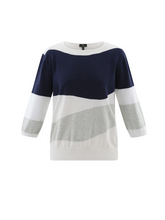 Load image into Gallery viewer, MARBLE FASHIONS 7895 SWEATER COL 106 SILVER
