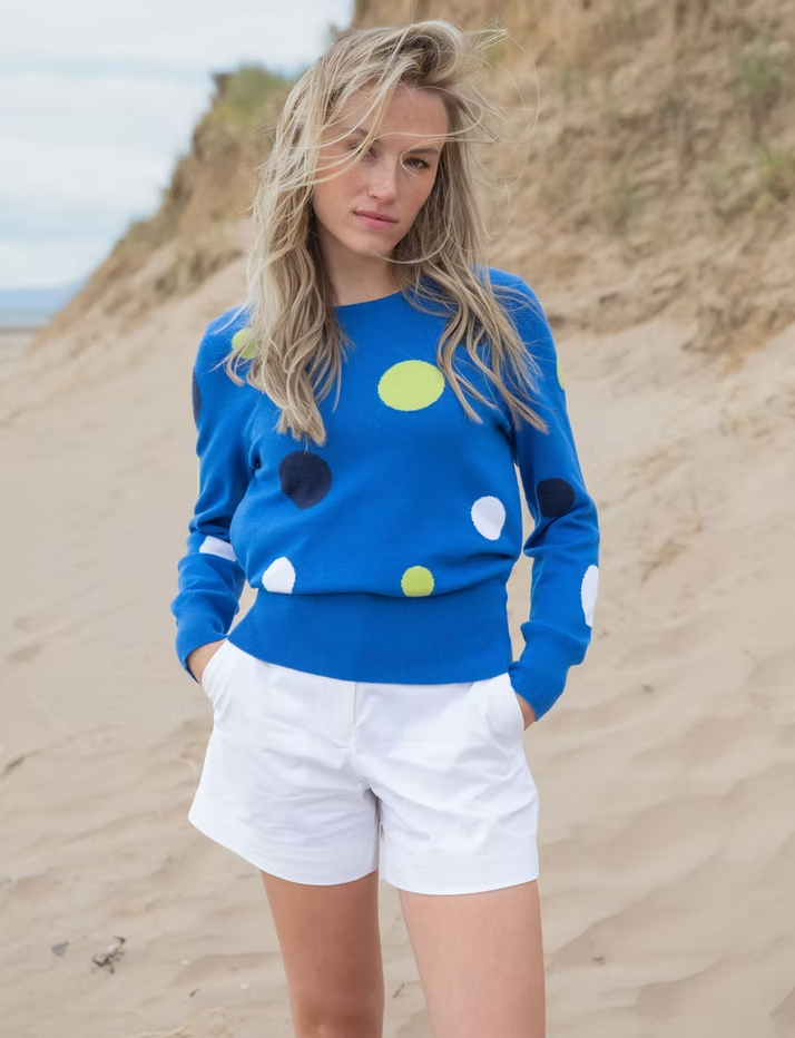 MARBLE 7872 JUMPER COL 153 COBALT