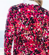 Load image into Gallery viewer, MARBLE FASHIONS 8021 PRINT SWEAT COL 126 FUCHSIA
