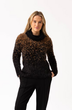 Load image into Gallery viewer, MARBLE FASHIONS 8030 COWL NECK SWEATER COL 208 TOBACCO
