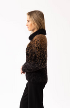 Load image into Gallery viewer, MARBLE FASHIONS 8030 COWL NECK SWEATER COL 208 TOBACCO
