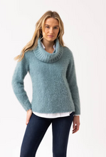 Load image into Gallery viewer, MARBLE FASHIONS 8032 SWEATER COL 223 SEAFOAM
