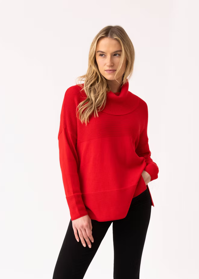 MARBLE FASHIONS 8077 SWEATER COL 109 RED