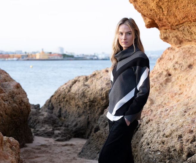 MARBLE FASHIONS 8109 PRINT SWEATER COL 101