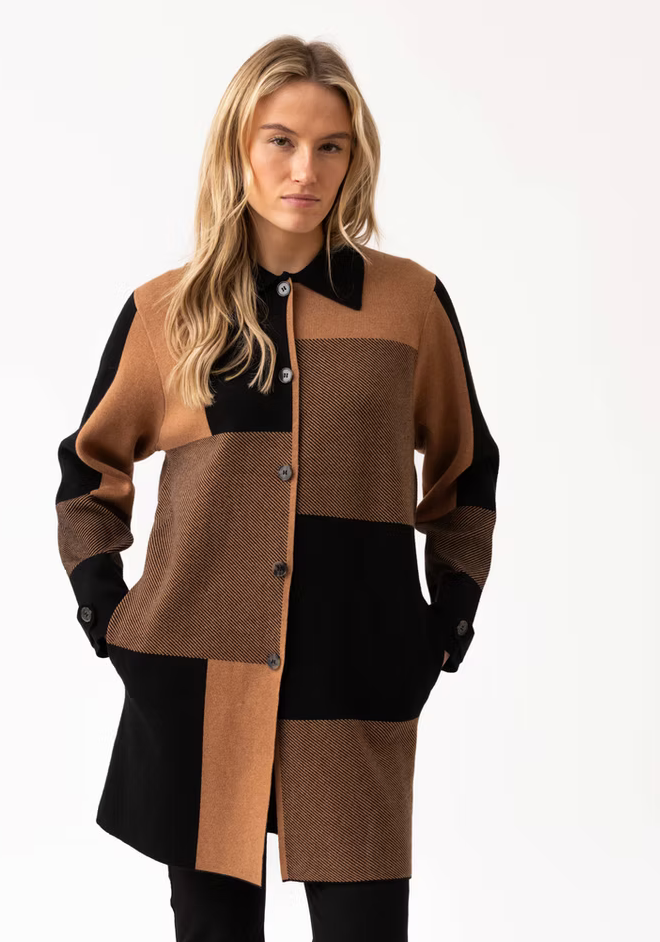 MARBLE FASHIONS 8110 SHACKET COL 208 TOBACCO