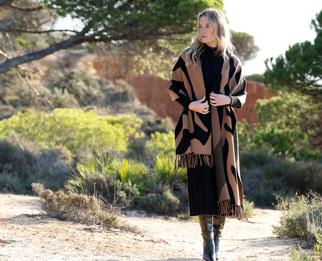 MARBLE FASHIONS 8138 SCARF COL 208 TOBACCO