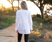 Load image into Gallery viewer, MARBLE FASHIONS 8147 BLOUSE COL 102 WHITE
