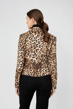 Load image into Gallery viewer, FRANK LYMAN Animal Print Zipper Jacket Style 253857
