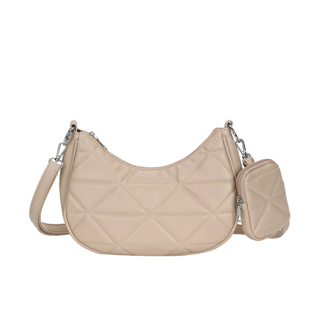 GESSY 671 CROSSBODY BAG - BEIGE