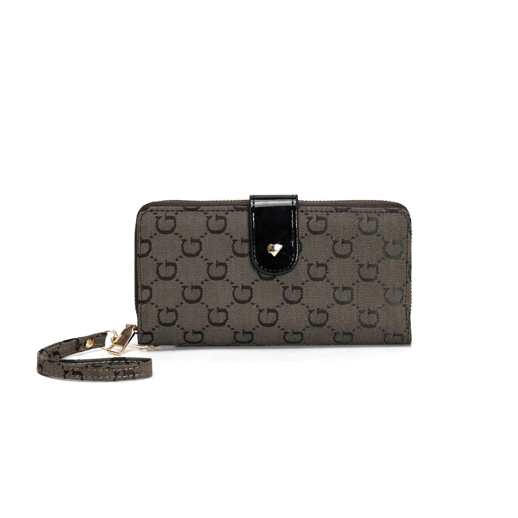 GESSY D355G PURSE - COFFEE