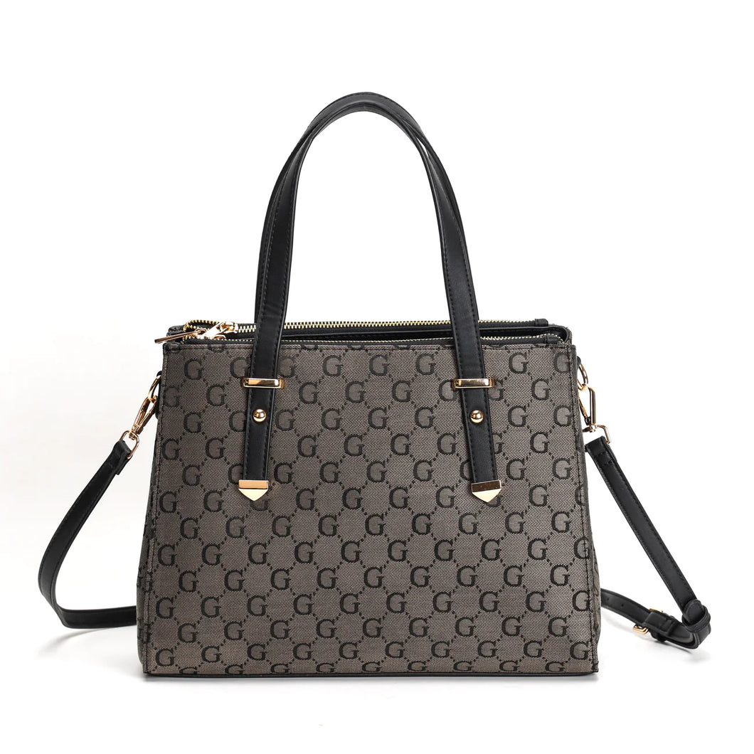 GESSY L4802G HANDBAG - COFFEE