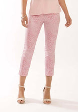 Load image into Gallery viewer, POMODORO 12205 PINK LEOPARD PRINT TROUSERS
