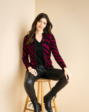 Load image into Gallery viewer, MARBLE FASHIONS 7110 CARDIGAN COLOUR 205 -BERRY
