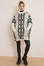 Load image into Gallery viewer, ALICE GEOMETRIC JUMPER - BLACK/CREAM
