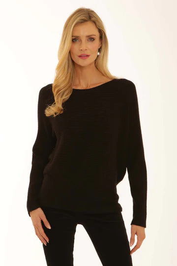 Pomodoro Rib Jumper Style 32558 Black