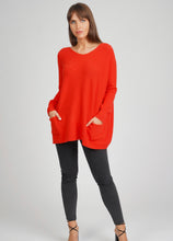 Load image into Gallery viewer, RELAXED FINE KNIT WITH DOUBLE PATCH POCKETS STYLE 27039
