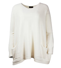 Load image into Gallery viewer, RELAXED FINE KNIT WITH DOUBLE PATCH POCKETS STYLE 27039
