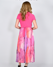 Load image into Gallery viewer, FRANK LYMAN HOT PINK MIDI LENGTH DRESS STYLE 236490
